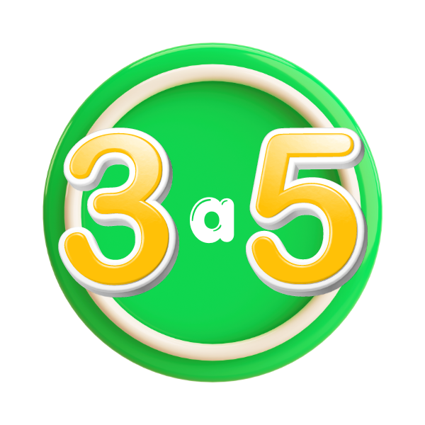 3 a 5